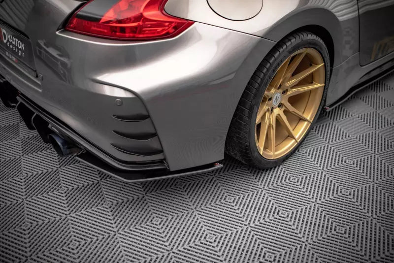 Maxton Design Street Pro Diffusor Flaps für Nissan 370Z Nismo Facelift matt schwarz – Ansicht 1