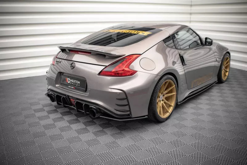 Maxton Design Street Pro Diffusor Flaps für Nissan 370Z Nismo Facelift matt schwarz – Ansicht 2