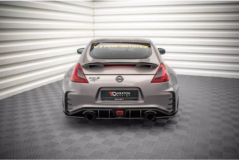 Maxton Design Street Pro Diffusor Flaps für Nissan 370Z Nismo Facelift matt schwarz – Ansicht 3