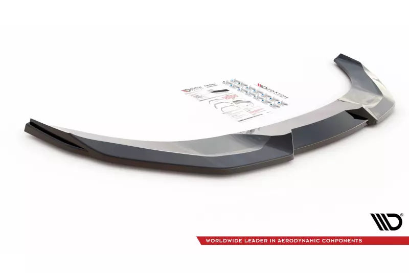 Maxton Design Frontlippe V.2 für Nissan 370Z Nismo Facelift Hochglanz schwarz – Ansicht 4