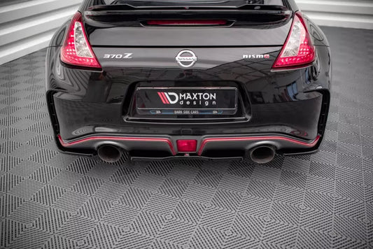 Maxton Design Heckdiffusor für Nissan 370Z Nismo Facelift Hochglanz schwarz – Ansicht 1