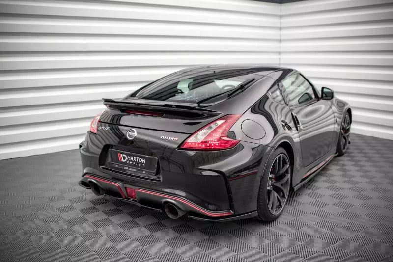 Maxton Design Diffusor Flaps für Nissan 370Z Nismo Facelift Hochglanz schwarz – Ansicht 2