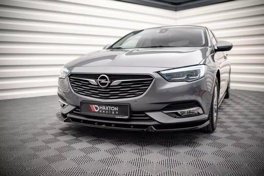 Maxton Design Frontlippe V.1 für Opel Insignia Mk2 Hochglanz schwarz – Ansicht 1