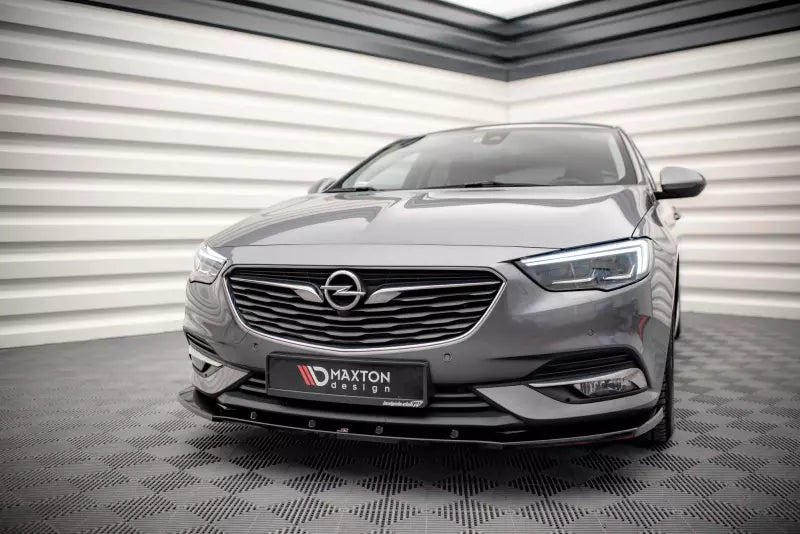 Maxton Design Frontlippe V.2 für Opel Insignia Mk2 Hochglanz schwarz – Ansicht 1
