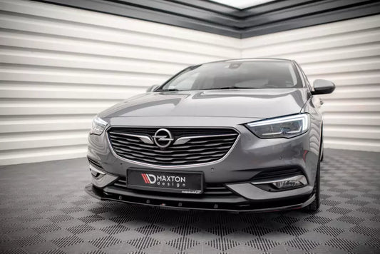Maxton Design Frontlippe V.2 für Opel Insignia Mk2 Hochglanz schwarz – Ansicht 1