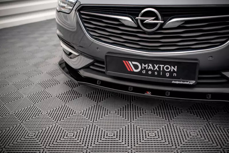Maxton Design Frontlippe V.2 für Opel Insignia Mk2 Hochglanz schwarz – Ansicht 3