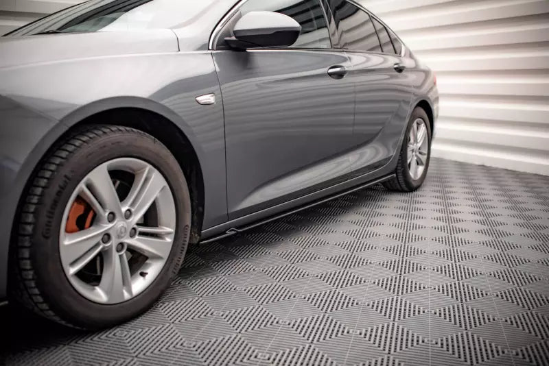 Maxton Design Seitenschweller (Paar) für Opel Insignia Mk2 Hochglanz schwarz – Ansicht 1