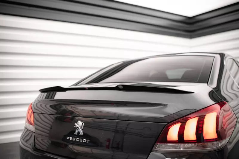 Maxton Design Heckspoiler Lippe für Peugeot 508 GT Mk1 Facelift Hochglanz schwarz – Ansicht 1