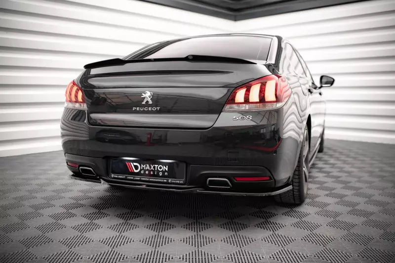 Maxton Design Heckspoiler Lippe für Peugeot 508 GT Mk1 Facelift Hochglanz schwarz – Ansicht 2