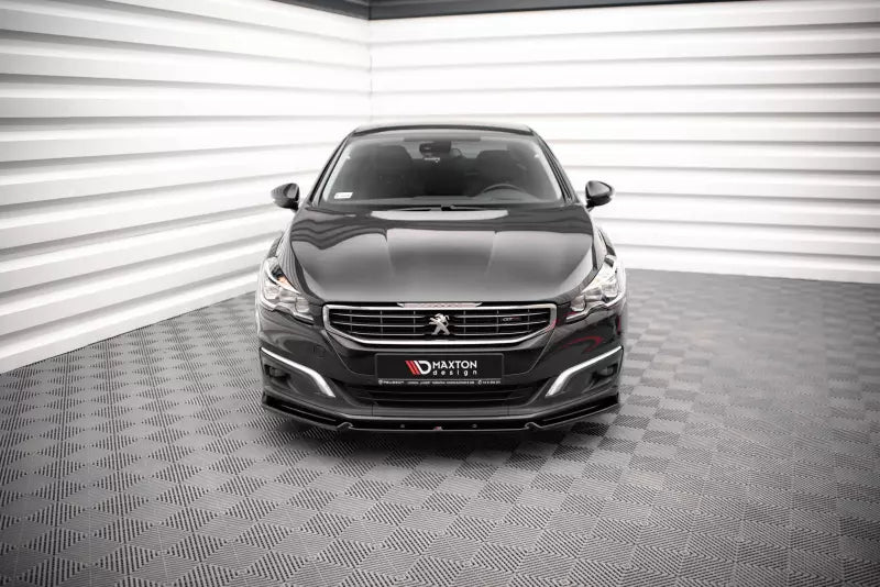 Maxton Design Frontlippe V.1 für Peugeot 508 GT Mk1 Facelift Hochglanz schwarz – Ansicht 2