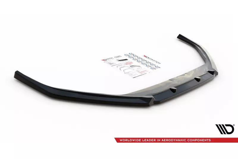 Maxton Design Frontlippe V.1 für Peugeot 508 GT Mk1 Facelift Hochglanz schwarz – Ansicht 4