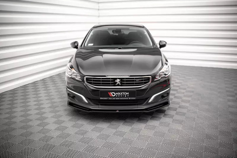 Maxton Design Frontlippe V.2 für Peugeot 508 GT Mk1 Facelift Hochglanz schwarz – Ansicht 2