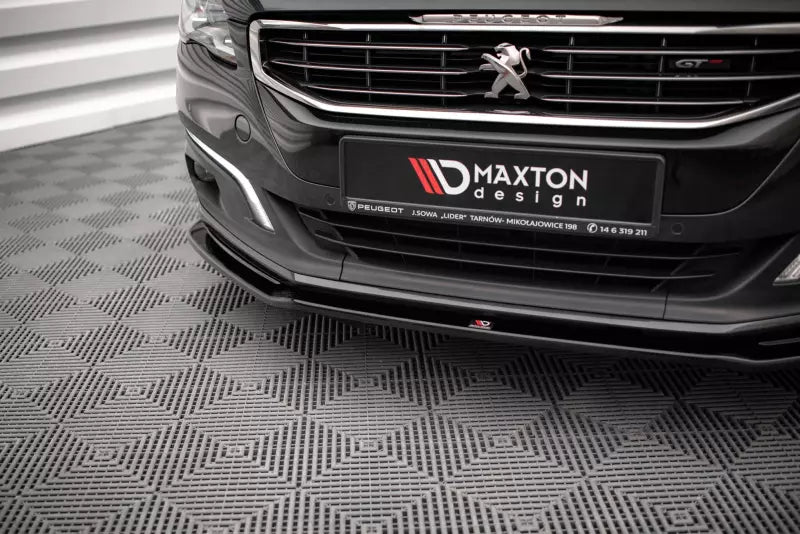 Maxton Design Frontlippe V.2 für Peugeot 508 GT Mk1 Facelift Hochglanz schwarz – Ansicht 3