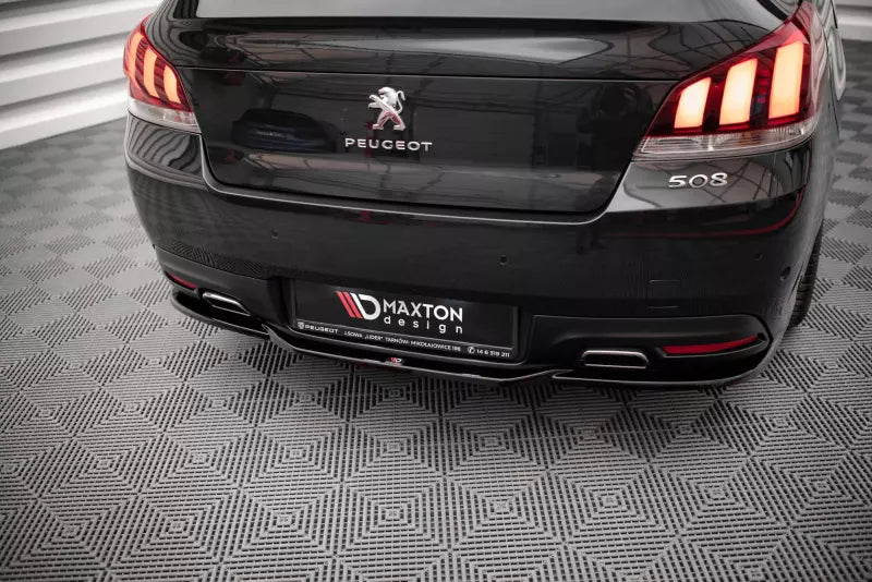 Maxton Design Heckdiffusor für Peugeot 508 GT Mk1 Facelift Hochglanz schwarz – Ansicht 1