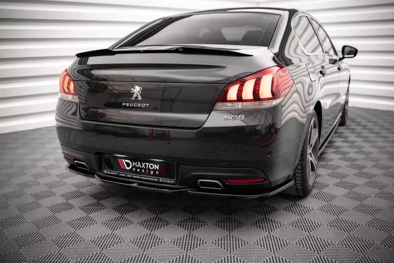 Maxton Design Heckdiffusor für Peugeot 508 GT Mk1 Facelift Hochglanz schwarz – Ansicht 3