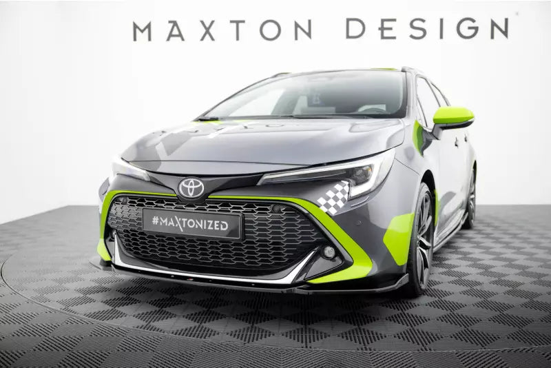 Maxton Design Frontlippe für Toyota Corolla GR Sport Hatchback XII Hochglanz schwarz – Ansicht 1