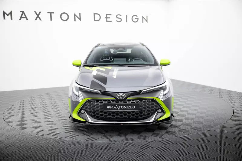 Maxton Design Frontlippe für Toyota Corolla GR Sport Hatchback XII Hochglanz schwarz – Ansicht 2