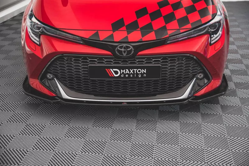 Maxton Design Frontlippe für Toyota Corolla GR Sport Hatchback XII Hochglanz schwarz – Ansicht 3
