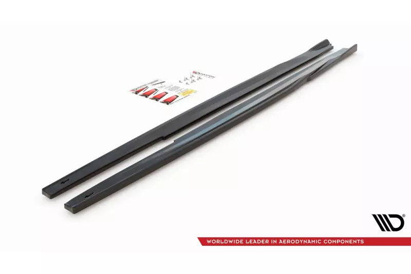 Maxton Design Seitenschweller (Paar) für Toyota Corolla GR Sport Hatchback XII Hochglanz schwarz – Ansicht 3