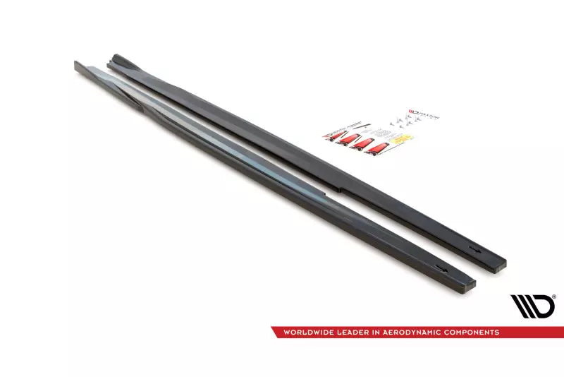 Maxton Design Seitenschweller (Paar) für Toyota Corolla GR Sport Hatchback XII Hochglanz schwarz – Ansicht 4