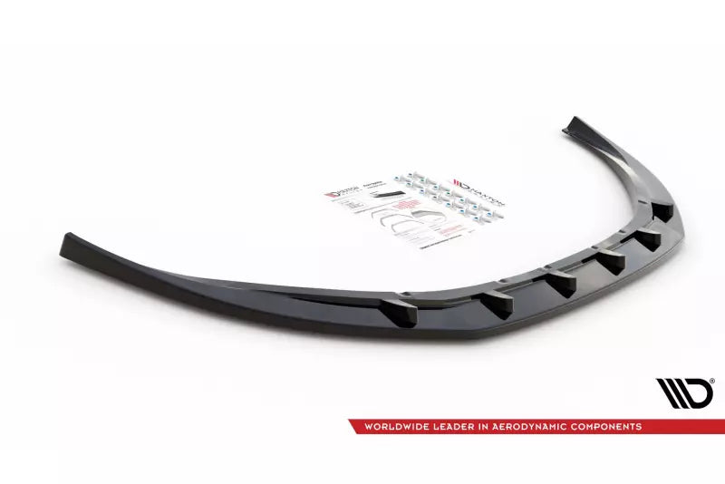Maxton Design Frontlippe V.1 für Volvo V70 Mk3 Hochglanz schwarz – Ansicht 4