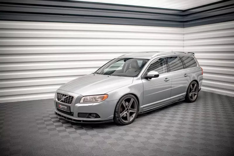 Maxton Design Seitenschweller (Paar) für Volvo V70 Mk3 Hochglanz schwarz – Ansicht 3