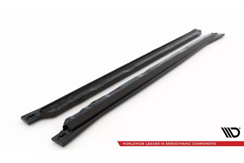 Maxton Design Seitenschweller (Paar) für VW Tiguan Allspace Mk2 Hochglanz schwarz – Ansicht 4