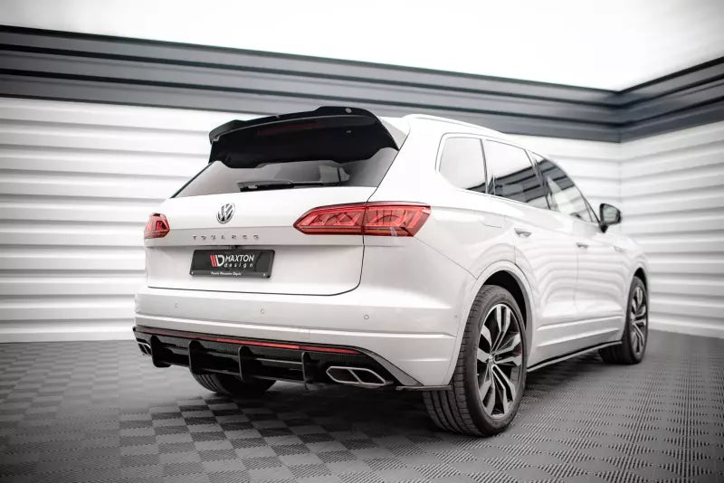 Maxton Design Heckspoiler Lippe für VW Touareg R-Line Mk3 Hochglanz schwarz – Ansicht 2