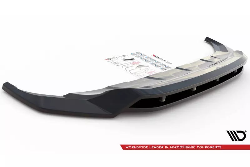 Maxton Design Frontlippe für VW Touareg R-Line Mk3 Hochglanz schwarz – Ansicht 4
