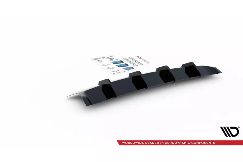 Maxton Design Heckdiffusor für VW Touareg R-line Mk3 Hochglanz schwarz – Ansicht 4