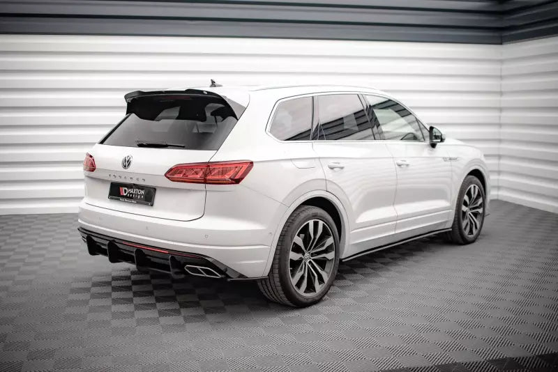 Maxton Design Diffusor Flaps für VW Touareg R-line Mk3 Hochglanz schwarz – Ansicht 2