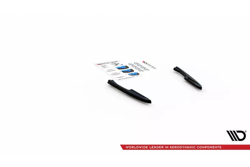 Maxton Design Diffusor Flaps für VW Touareg R-line Mk3 Hochglanz schwarz – Ansicht 4