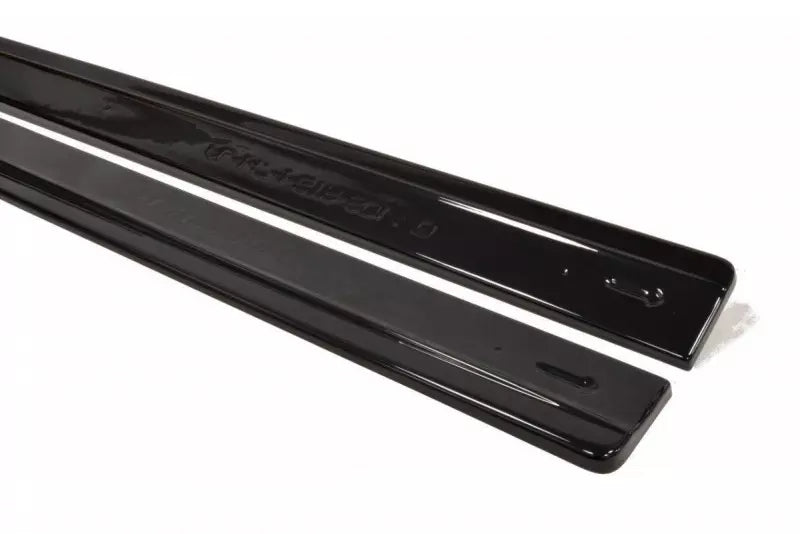 Maxton Design Seitenschweller (Paar) für Alfa Romeo 147 GTA Hochglanz schwarz – Ansicht 3