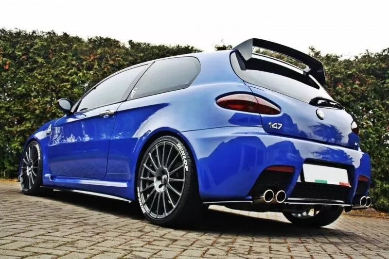 Maxton Design Heckdiffusor V.2 für Alfa Romeo 147 GTA Hochglanz schwarz – Ansicht 3