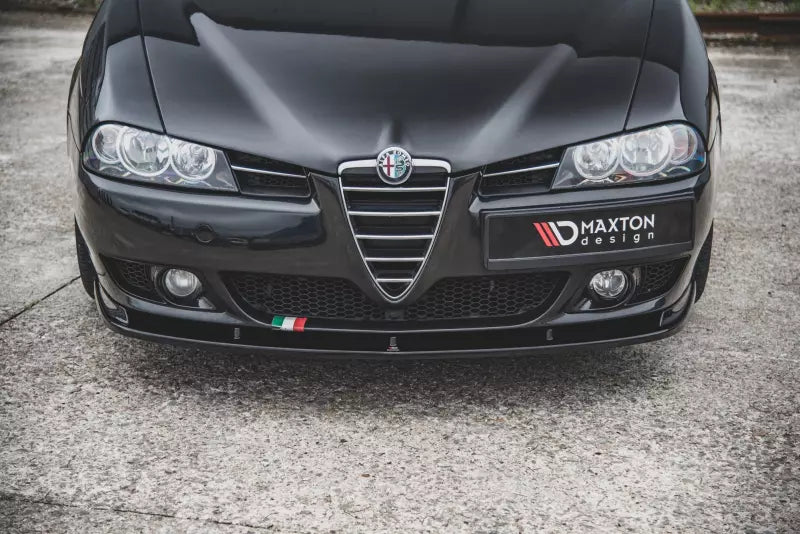 Maxton Design Frontlippe für Alfa Romeo 156 Facelift Hochglanz schwarz – Ansicht 2