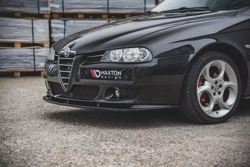 Maxton Design Frontlippe für Alfa Romeo 156 Facelift Hochglanz schwarz – Ansicht 4