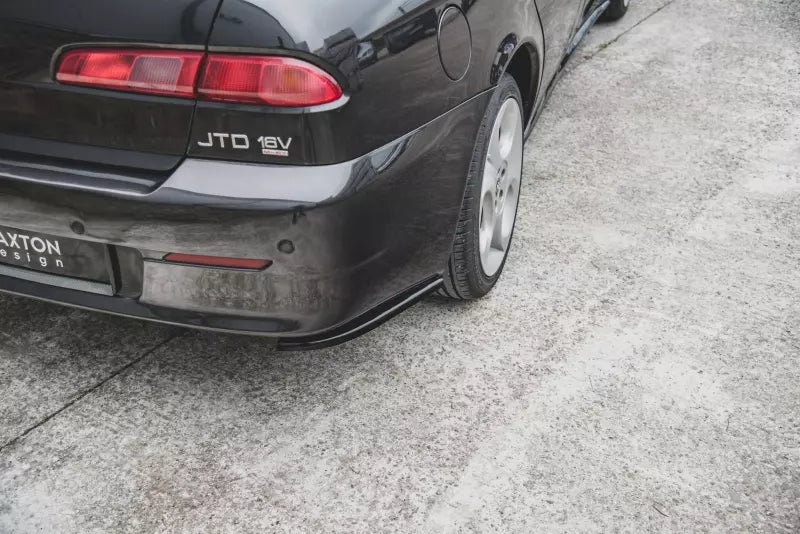 Maxton Design Diffusor Flaps für Alfa Romeo 156 SW Facelift Hochglanz schwarz – Ansicht 1