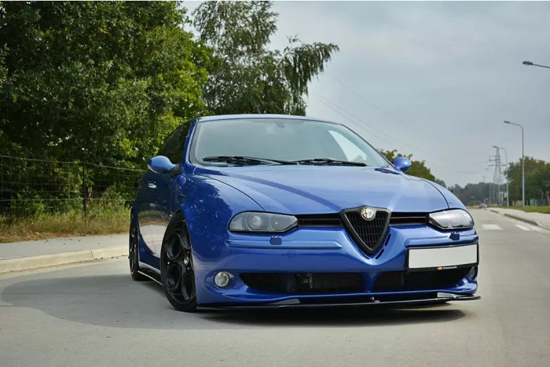 Maxton Design Frontlippe V.1 für Alfa Romeo 156 GTA Hochglanz schwarz – Ansicht 1