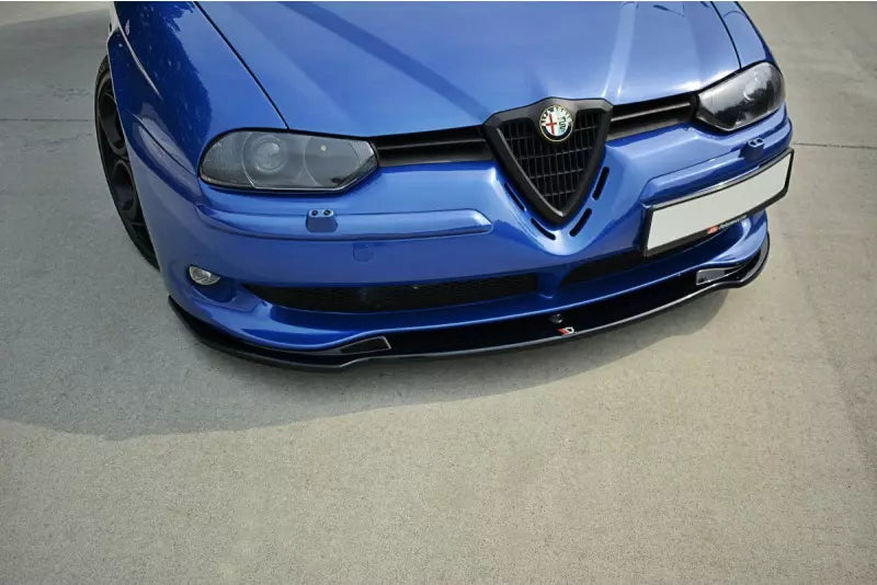 Maxton Design Frontlippe V.1 für Alfa Romeo 156 GTA Hochglanz schwarz – Ansicht 2