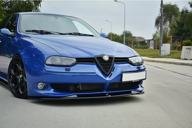 Maxton Design Frontlippe V.1 für Alfa Romeo 156 GTA Hochglanz schwarz – Ansicht 3