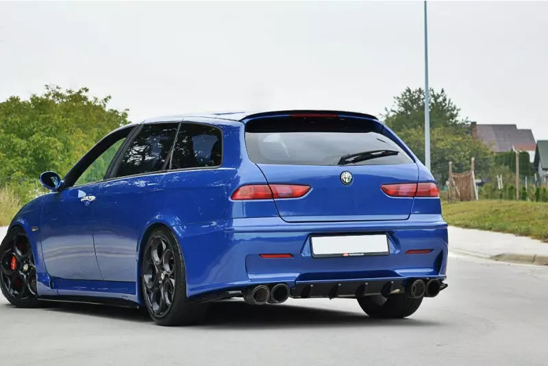 Maxton Design Heckspoiler Lippe für Alfa Romeo 156 GTA SW Hochglanz schwarz – Ansicht 2