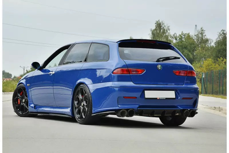 Maxton Design Diffusor Flaps für Alfa Romeo 156 GTA SW Hochglanz schwarz – Ansicht 2