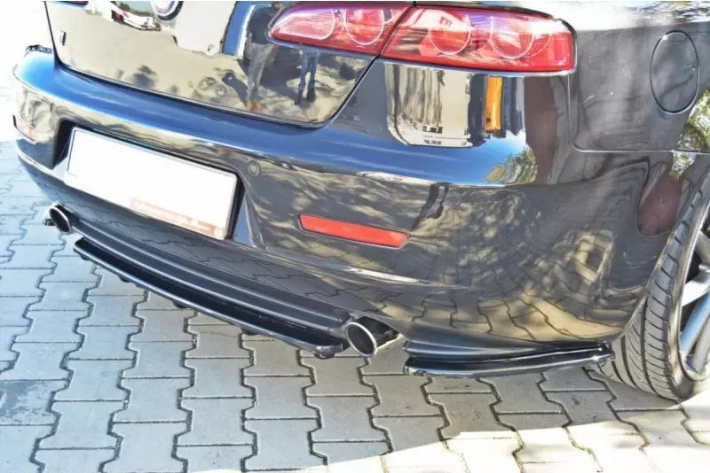 Maxton Design Heckdiffusor V.3 für Alfa Romeo 159 Hochglanz schwarz – Ansicht 2