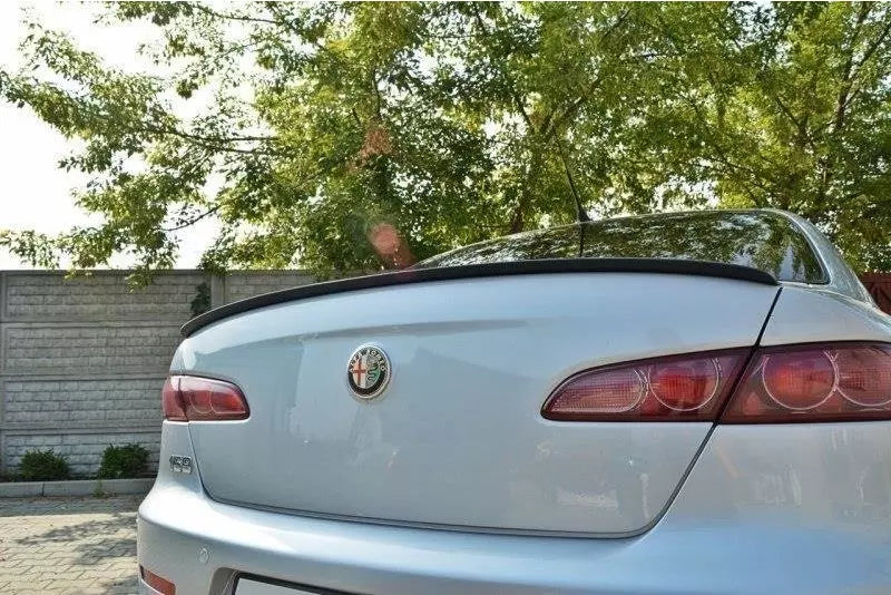 Maxton Design Heckspoiler Lippe für Alfa Romeo 159 Hochglanz schwarz – Ansicht 1