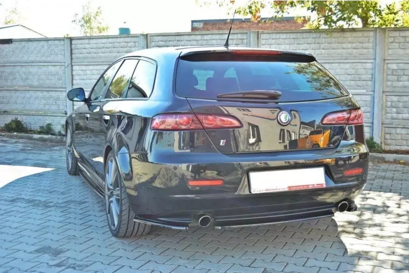 Maxton Design Heckdiffusor V.1 für Alfa Romeo 159 Hochglanz schwarz – Ansicht 1