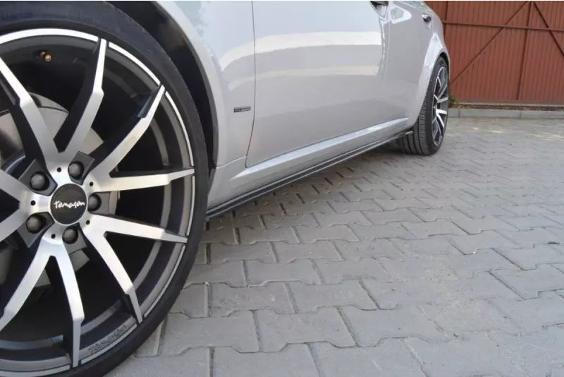 Maxton Design Seitenschweller (Paar) für Alfa Romeo 159 Hochglanz schwarz – Ansicht 1