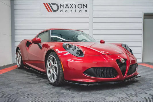 Maxton Design Frontlippe für Alfa Romeo 4C Hochglanz schwarz – Ansicht 1