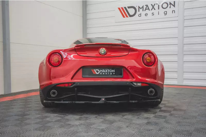 Maxton Design Heckdiffusor für Alfa Romeo 4C Hochglanz schwarz – Ansicht 2