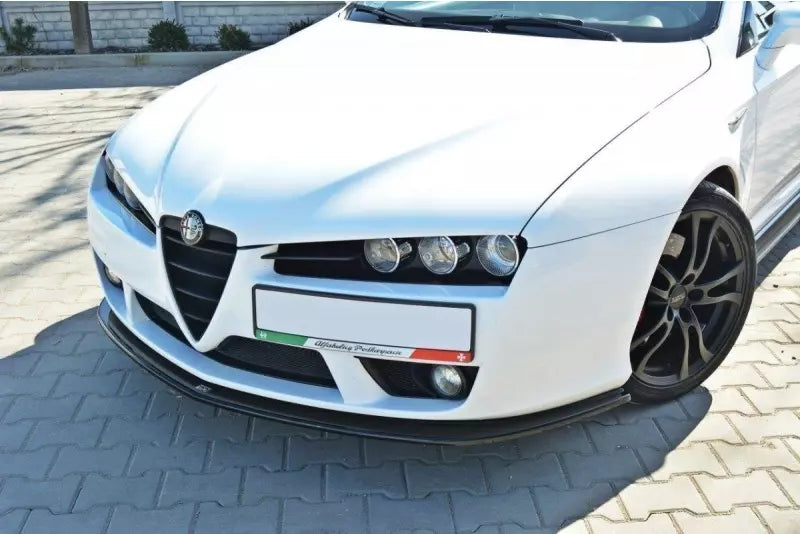 Maxton Design Frontlippe für Alfa Romeo Brera Hochglanz schwarz – Ansicht 1