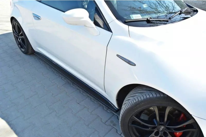 Maxton Design Seitenschweller (Paar) für Alfa Romeo Brera Hochglanz schwarz – Ansicht 1